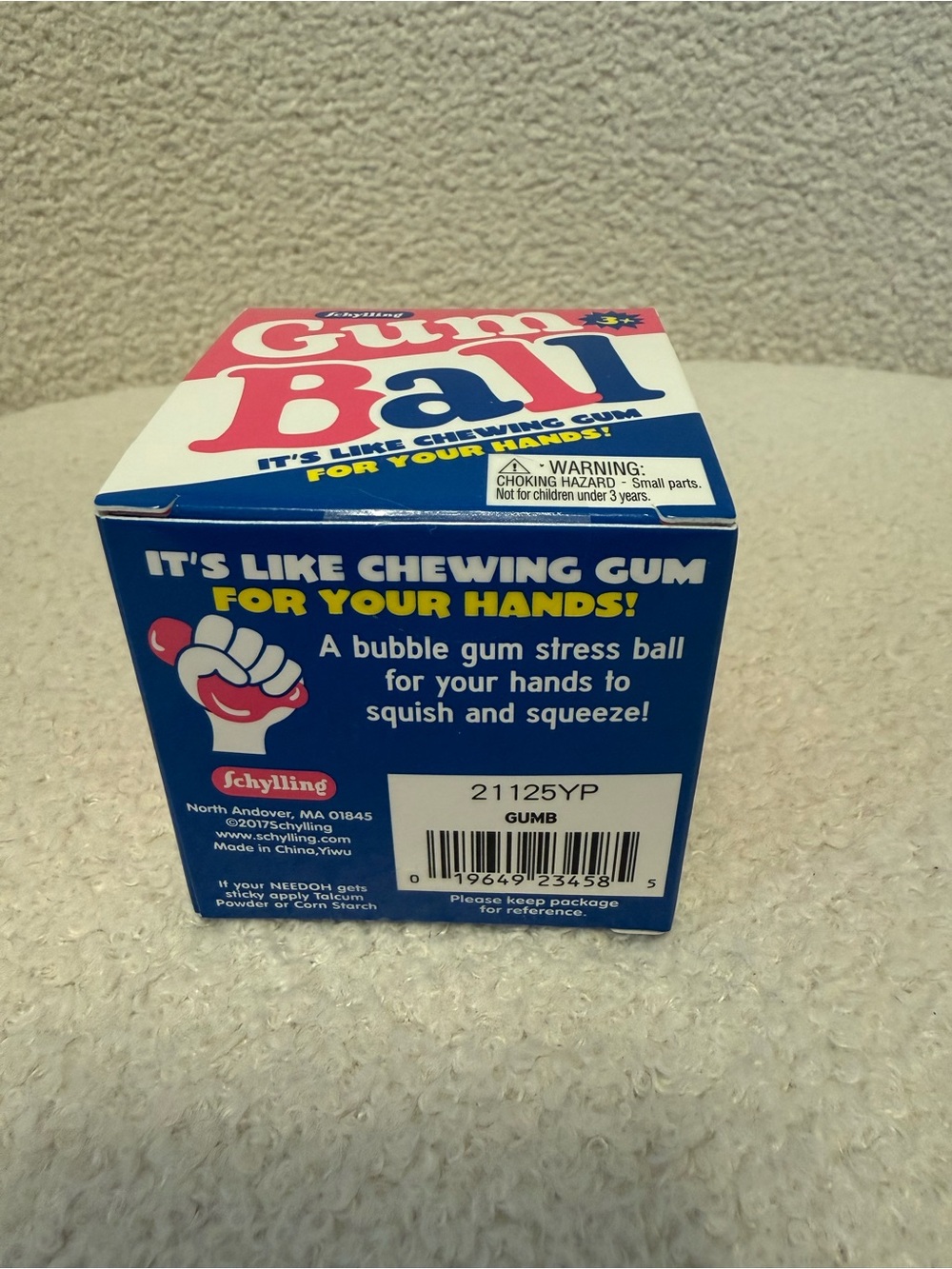 Schylling Pink Gum Ball Squishy - Picture 3 of 4